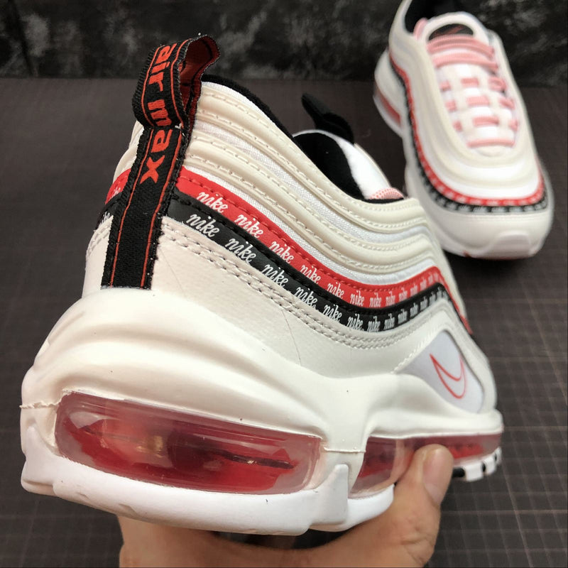 Nike Air Max 97 - White / Habanero Red - White - Black