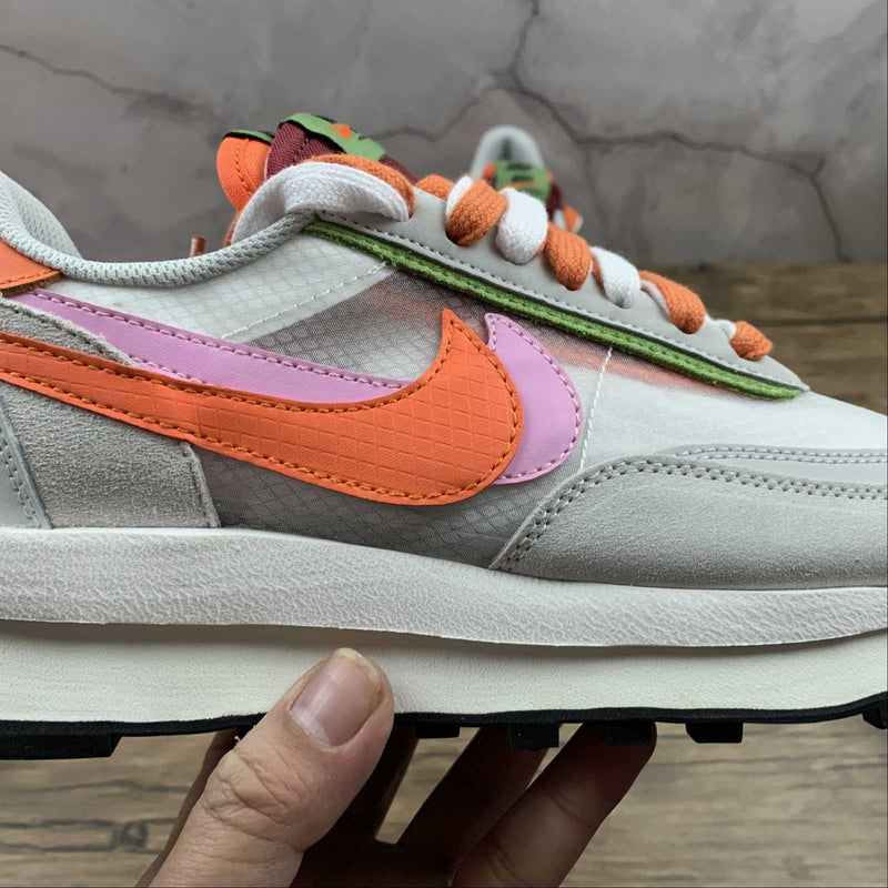 Nike Sacai - Ldwaffle - Grey / Orange - Grey