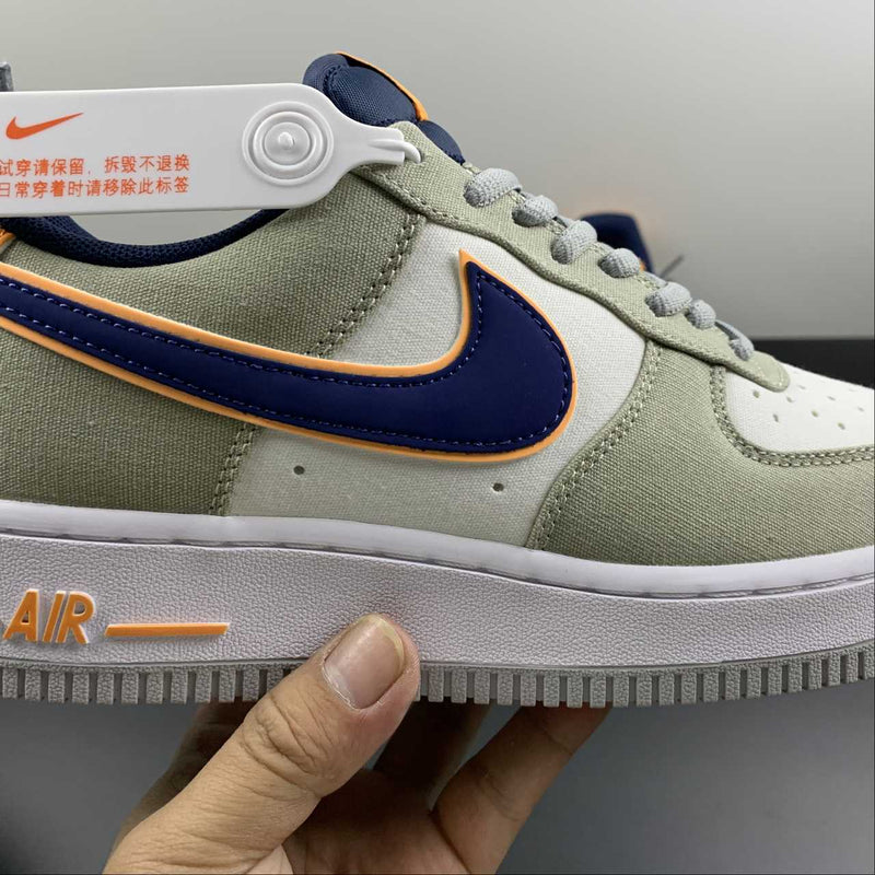 Nike Air Force 1 - '07 - Grey / Orange / Dark Blue / White