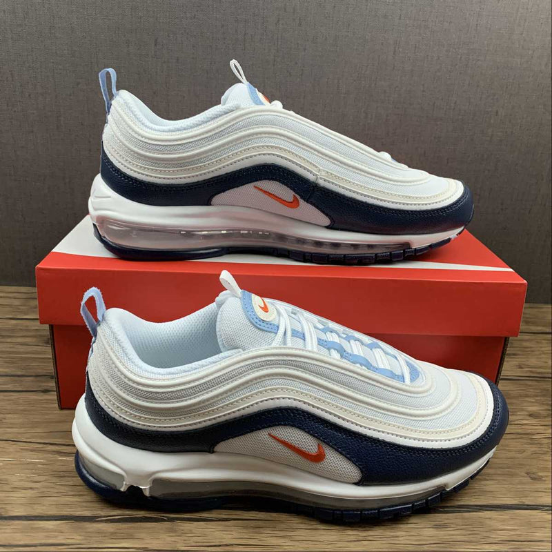 Nike Air Max 97 - White / Chile Red - Midnight Navy