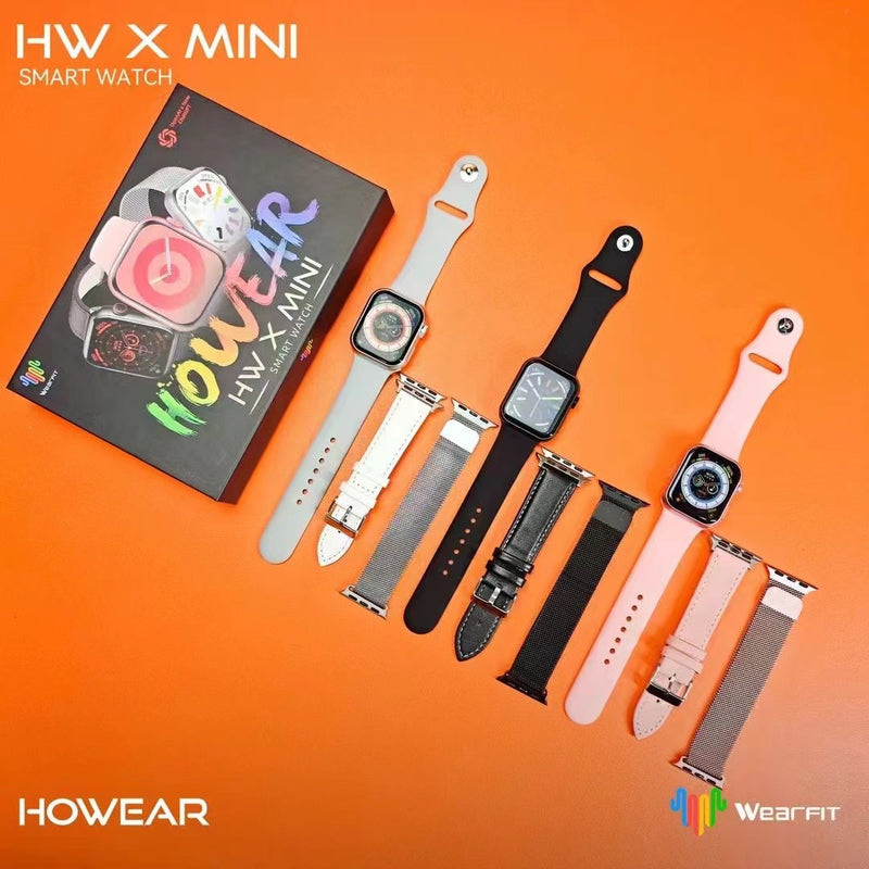 Smartwatch - HW X Mini - 41 mm + 3 Pulseiras Brinde