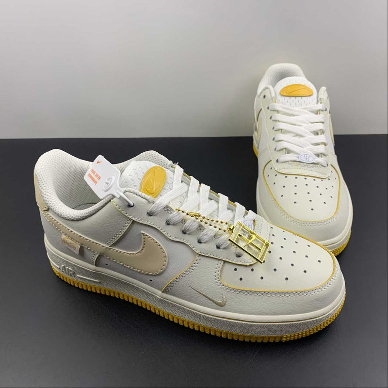 Nike Air Force 1 - '07 - Rice White / Yellow