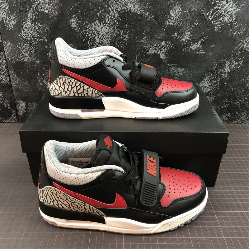 Nike Air Jordan Legacy 312 Low - Black / Versity Red - Black