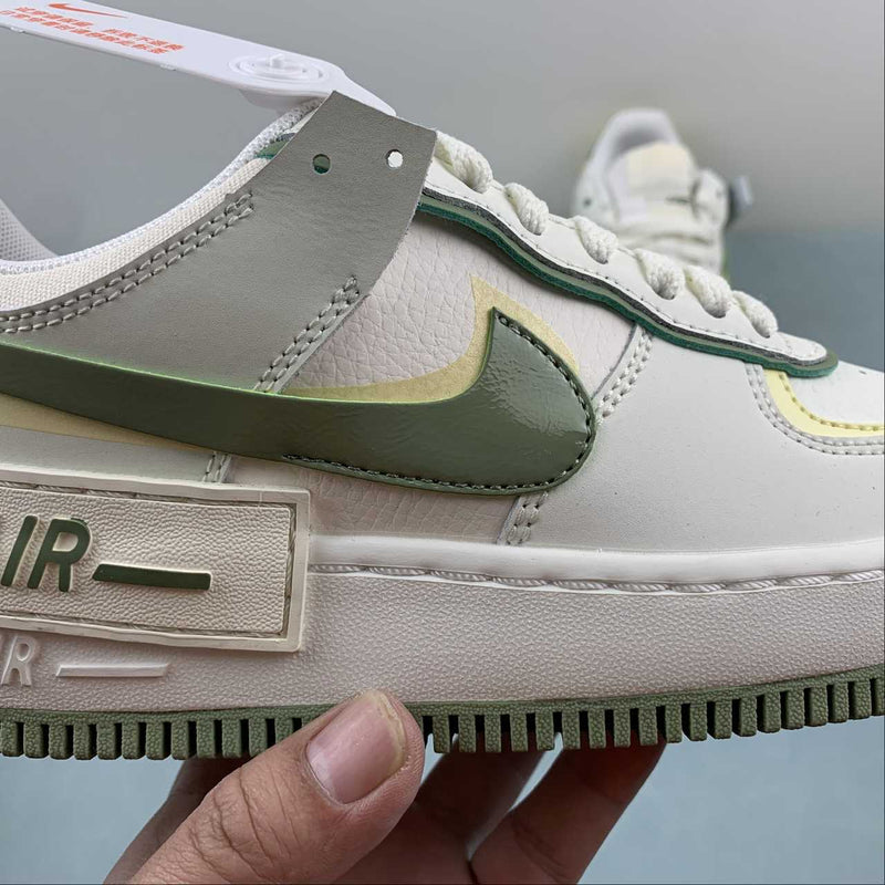 Nike Air Force 1 - Shadow - Sail / Oil Green - Alabaster