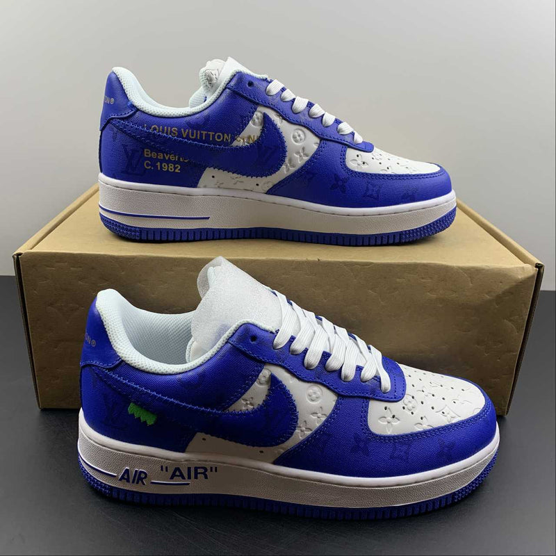 Nike Air Force 1 - Louis Vuitton - White / Blue