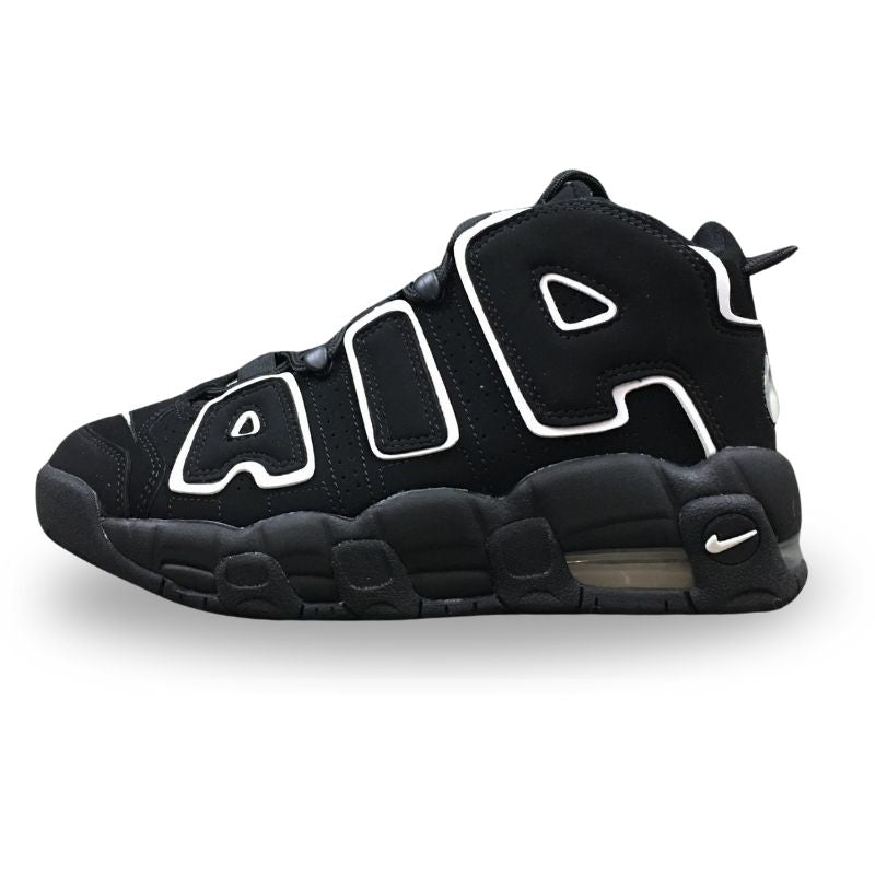 Nike Air More - Uptempo GS - Black / White - Black