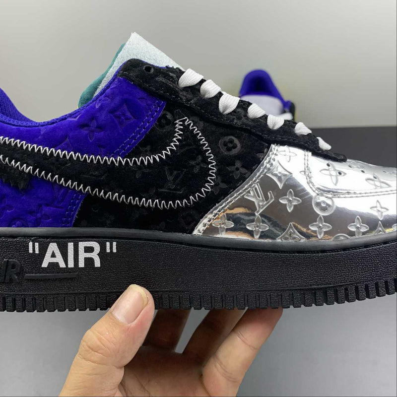 Nike Air Force 1 - Louis Vuitton - Silver