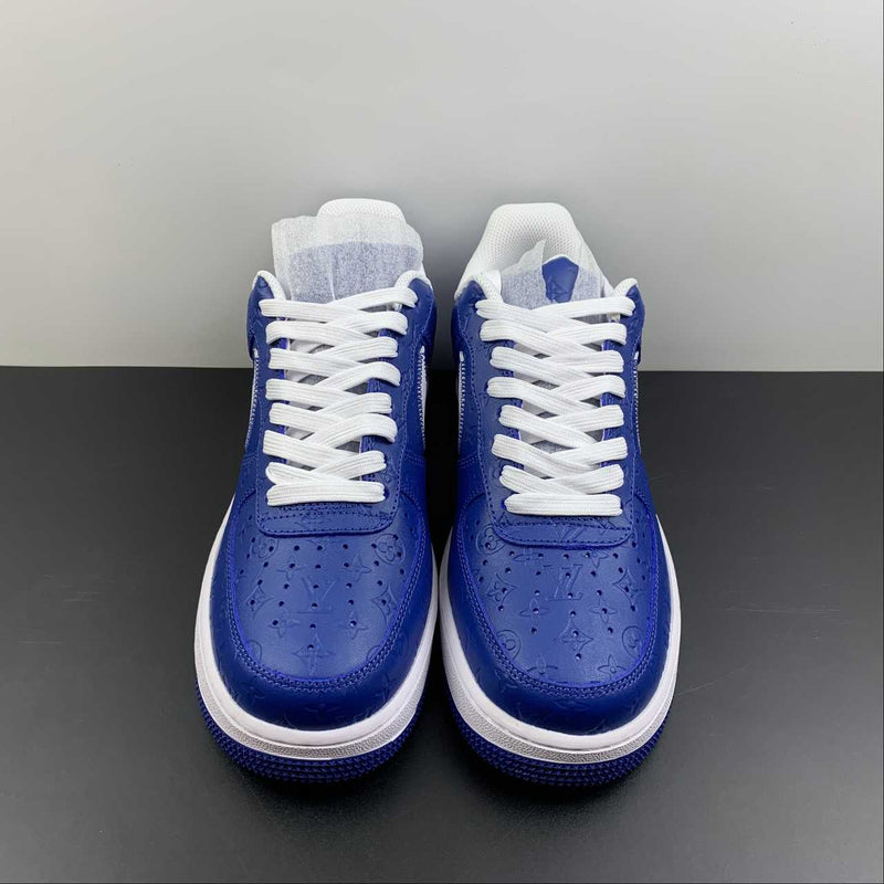 Nike Air Force 1 - Louis Vuitton - Blue Embossing