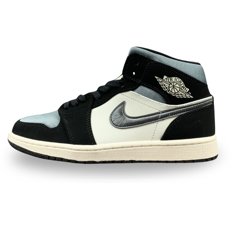 Nike Air Jordan 1 - MID - Black / Grey