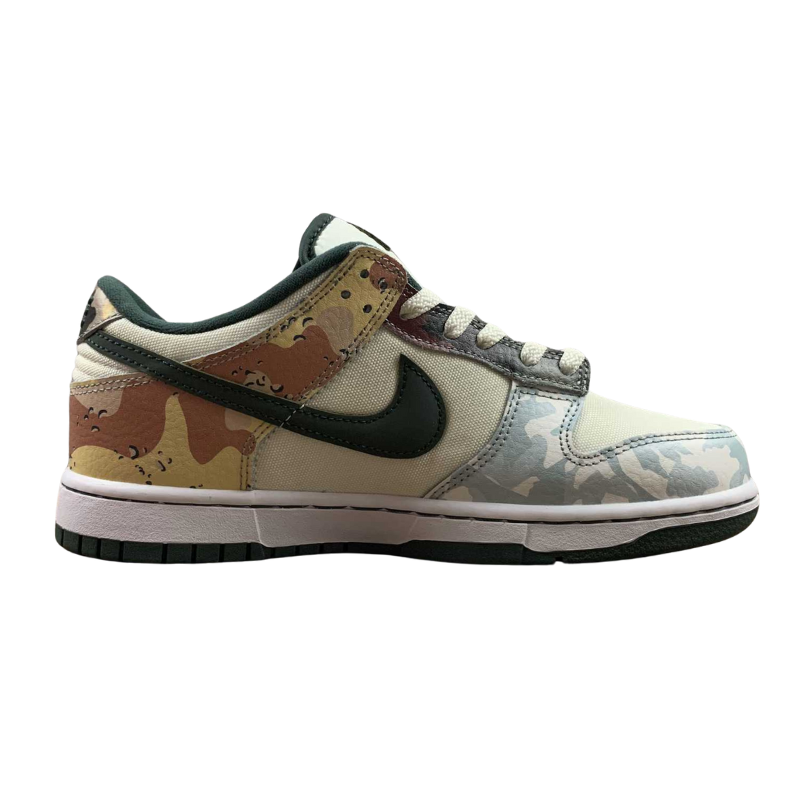 Nike Dunk Low - LOW SE - Multi / Camo - Asymmetric Mandarin Duck