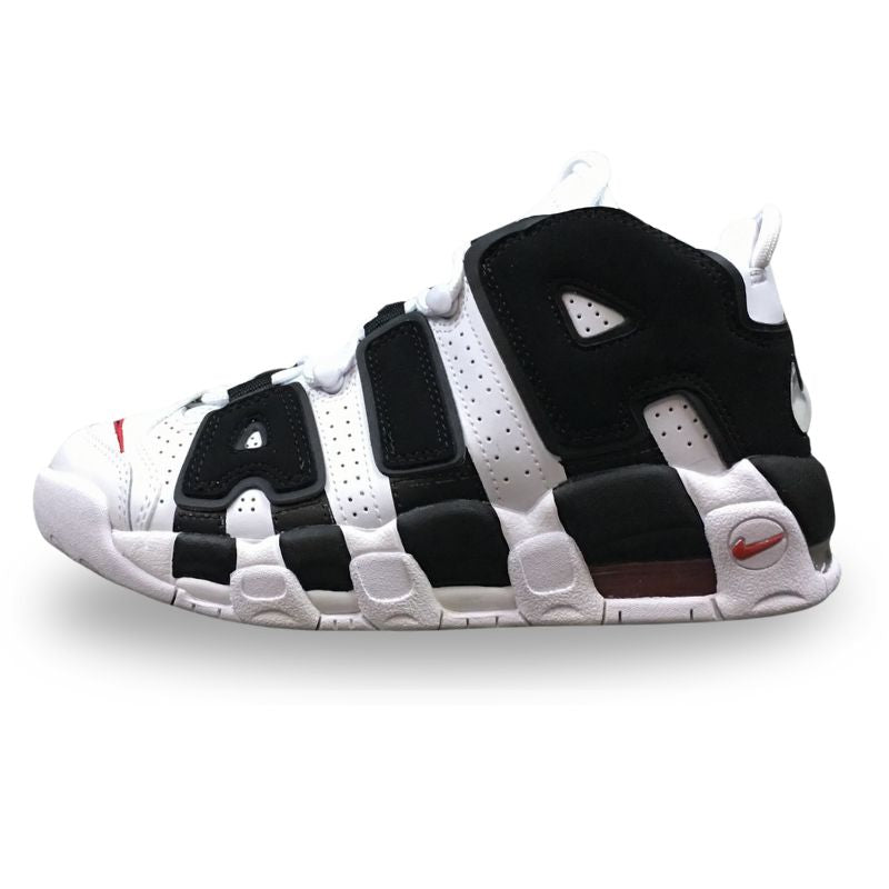 Nike Air More - Uptempo GS - White / Black - University Red