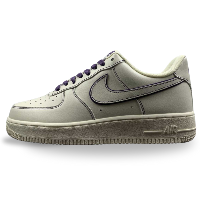 Nike Air Force 1 - '07 - Beige / Purple