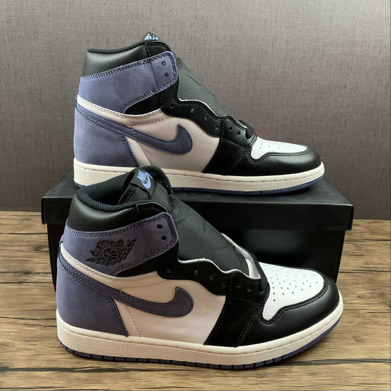 Nike Air Jordan 1 - Retro High OG - Summit White / Blue Moon - Black