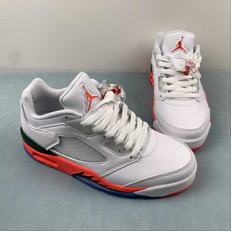 Nike Air Jordan 5 Retro Low CNY - White / Orange