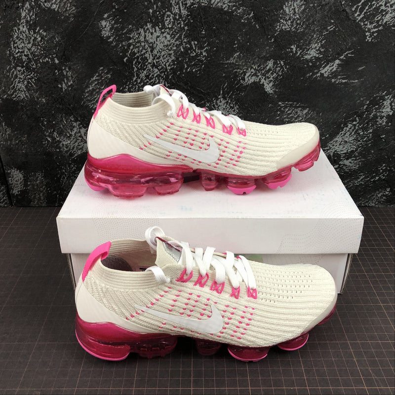 Nike Air Vapormax Flyknit 3 - Phantom / White - Laser Fuchsia