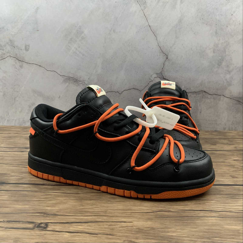 Nike Dunk Low - X OW X FL - Black / Total Orange