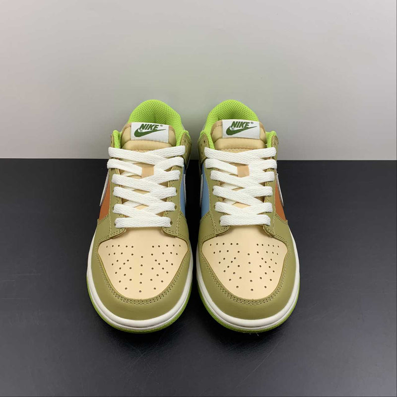 Nike Dunk Low - Barley / Sail - Sail - Vivid Green