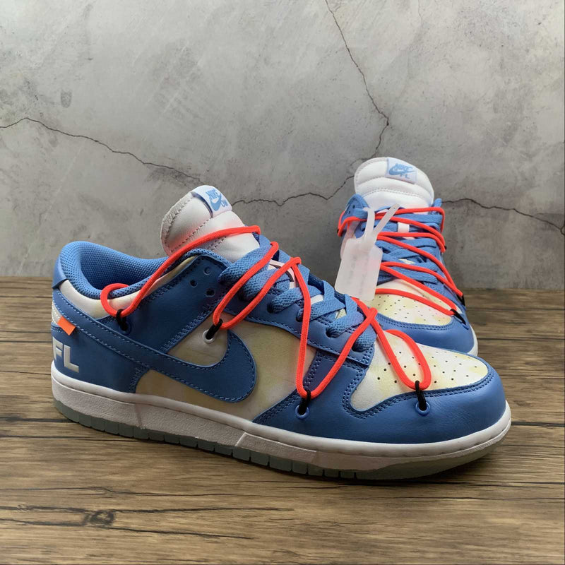 Nike Dunk Low - X OW X FL - Sumit White / Bright Blue - White