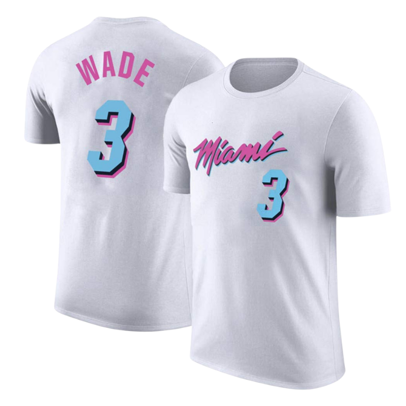 Camiseta Masculina - Miami Heat - 3 Wade