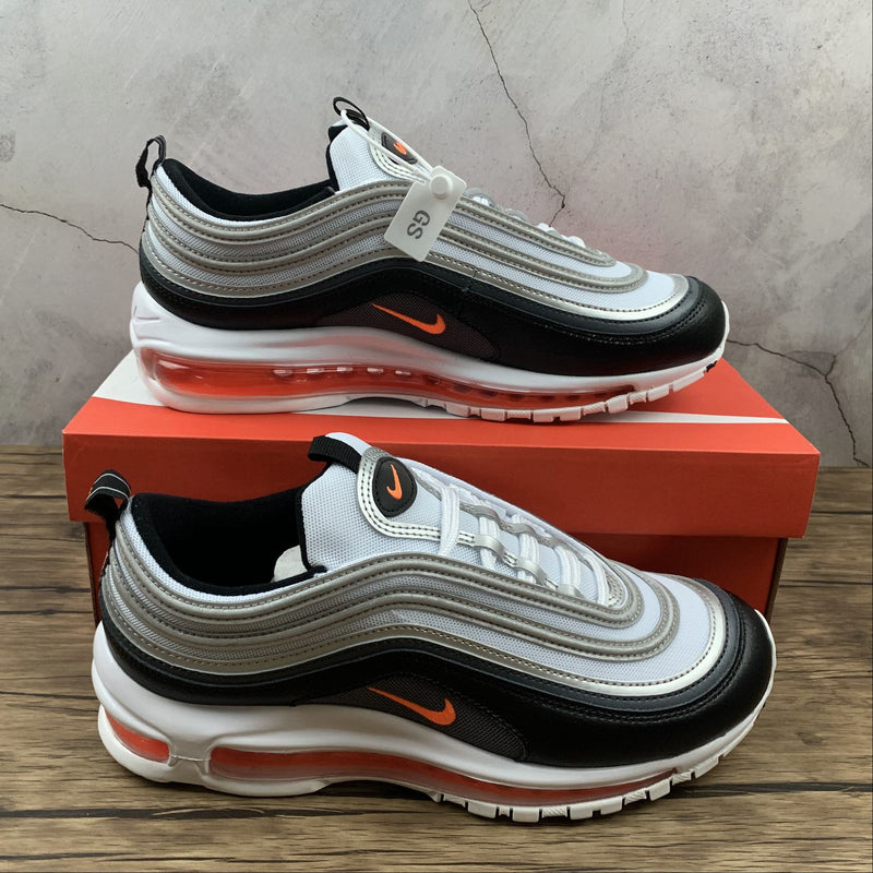 Nike Air Max 97 - White / Total Orange - Black