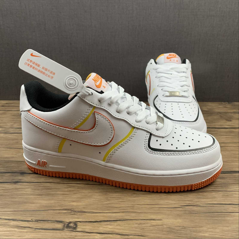 Nike Air Force 1 - '07 - White / Blanc / Yellow