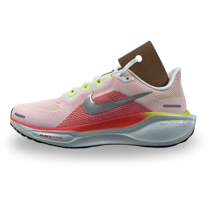 Nike Air Zoom - Pegasus 41 - White / Yellow Green / Deep Red / Glacier Blue / Black