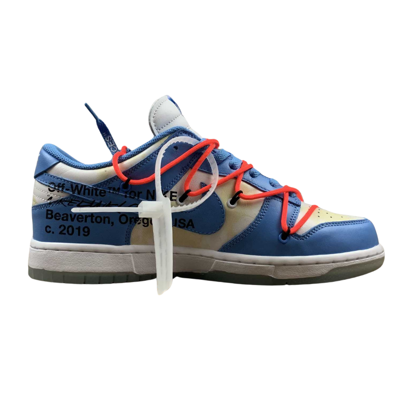 Nike Dunk Low - X OW X FL - Sumit White / Bright Blue - White