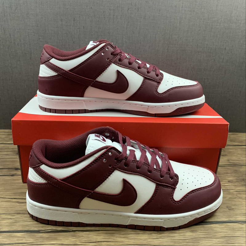 Nike Dunk Low - White / Wine Red