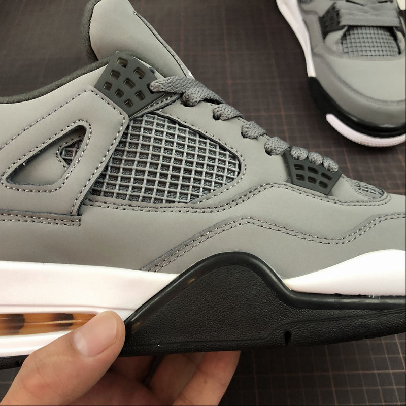 Nike Air Jordan 4 Retro - Gray / Light Grey / Black