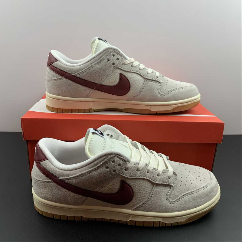 Nike Dunk Low - Beige / Wine Red