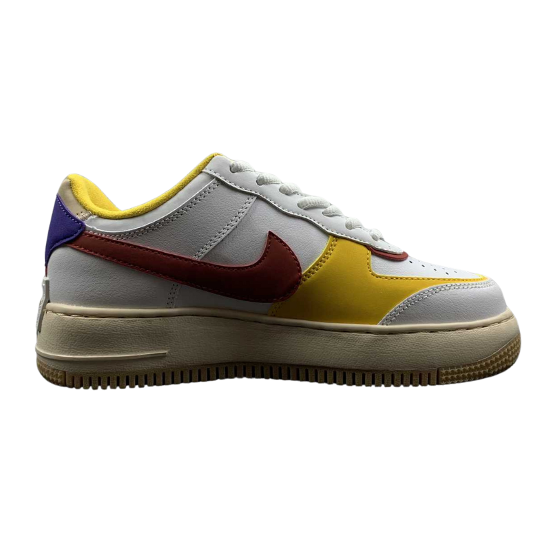 Nike Air Force 1 - Shadow - White / Yellow / Green