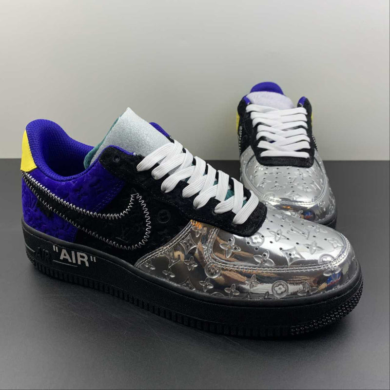 Nike Air Force 1 - Louis Vuitton - Silver