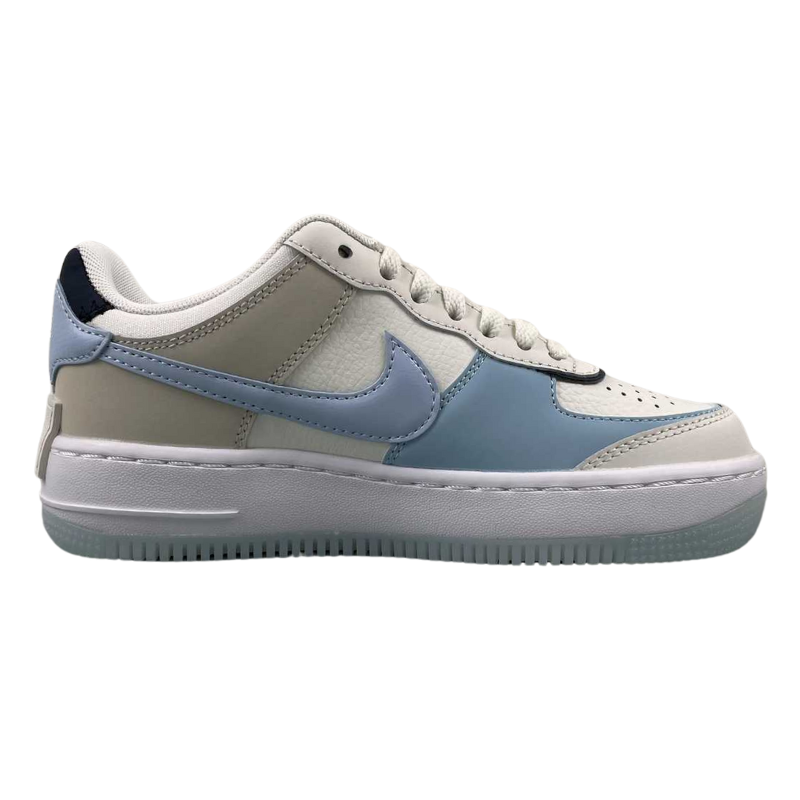 Nike Air Force 1 - Shadow - Off White / Hydrogen Blue / Black