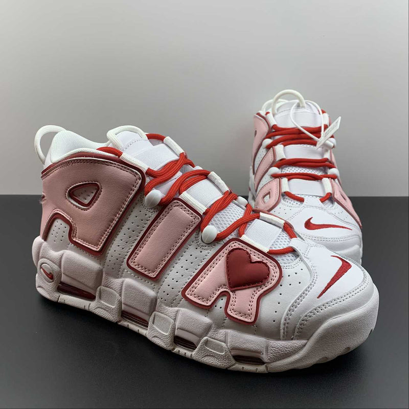 Nike Air More - Uptempo 96 - White / Varsity Red - White