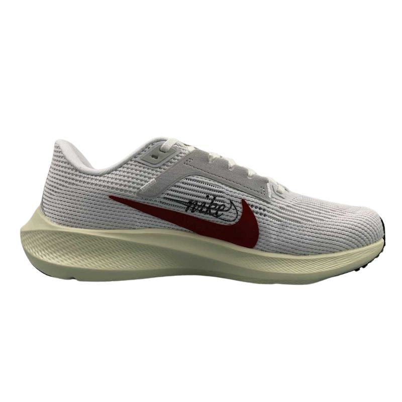 Nike Air Zoom - Pegasus 40 - White / Electroplated Red / Beige / Team Red / Black