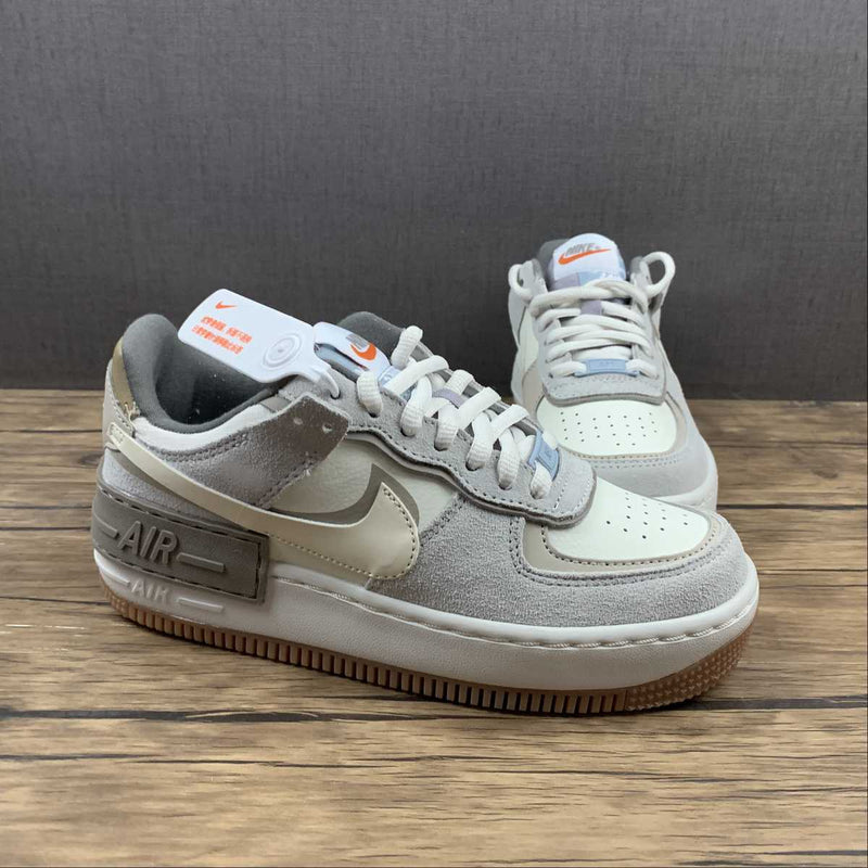 Nike Air Force 1 - Shadow - Sail / Pale Ivory - Sail - Grey Fog