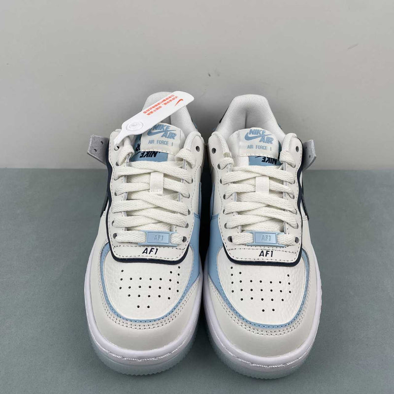 Nike Air Force 1 - Shadow - Off White / Hydrogen Blue / Black