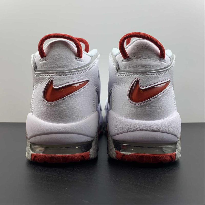 Nike Air More - Uptempo 96 - White / University Red - Grey Fog