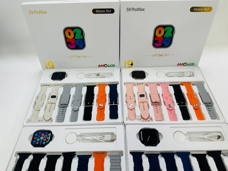 Smartwatch - S9 Pro Max Kit 7 em 1 - 45mm