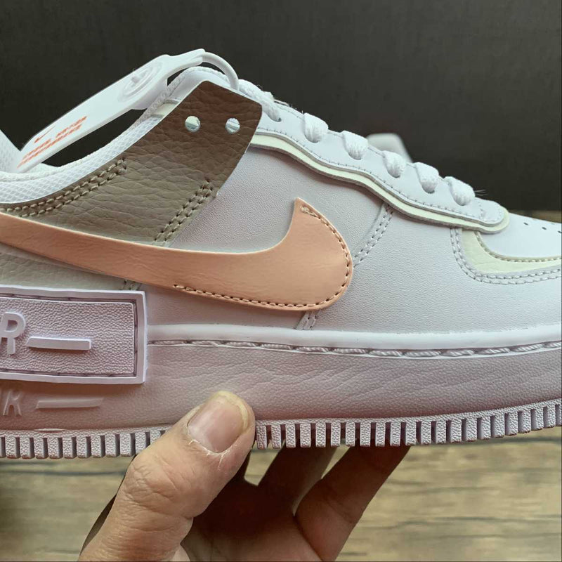 Nike Air Force 1 - Shadow - White / Crimson Tint