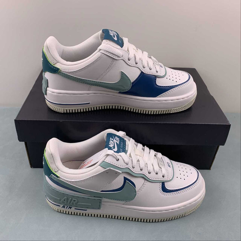 Nike Air Force 1 - Shadow - Summit White / Mineral