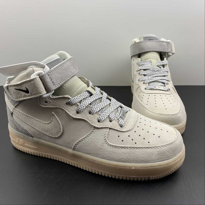 Nike Air Force 1 - '07 - MID - White ASH / Dark Grey