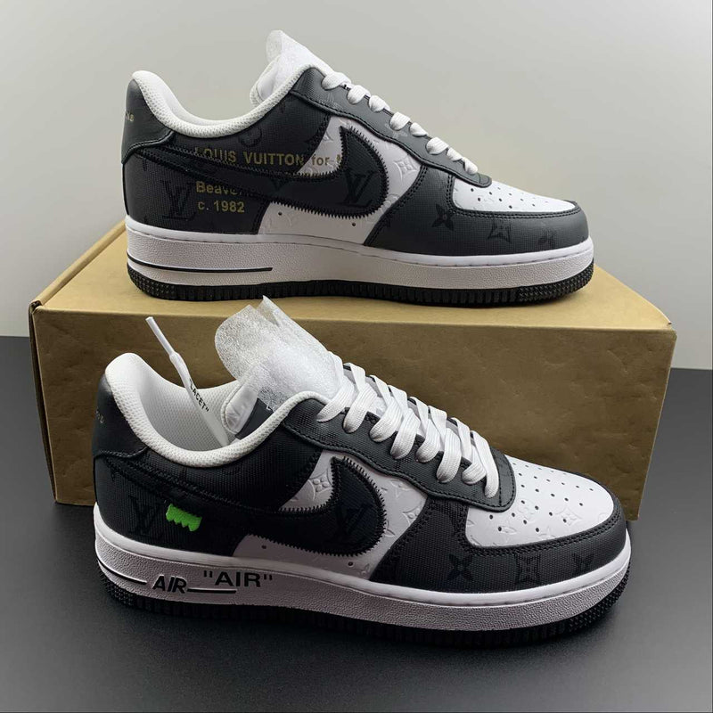 Nike Air Force 1 - Louis Vuitton - Black / White