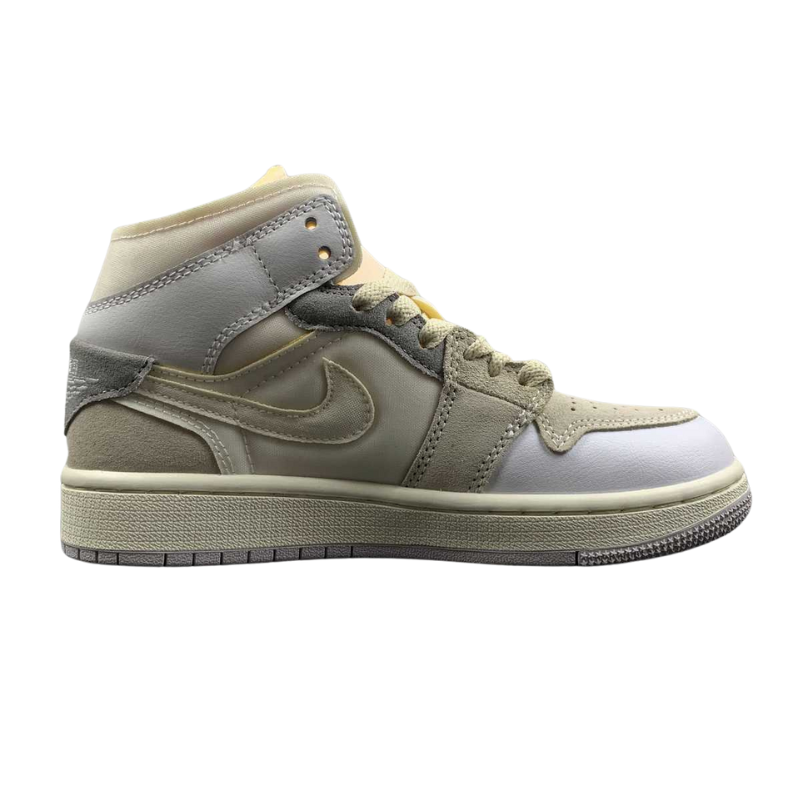 Nike Air Jordan 1 Mid SE Craft - White / Neutral Grey - Phantom