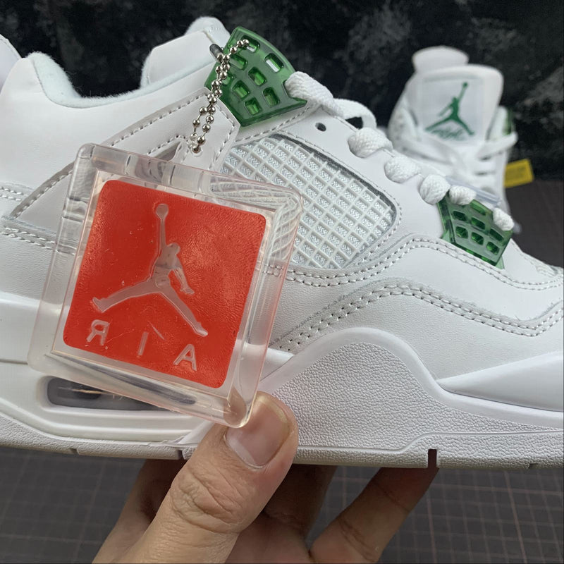 Nike Air Jordan 4 - Pine Green - White / Pine Green - Metallic Silver