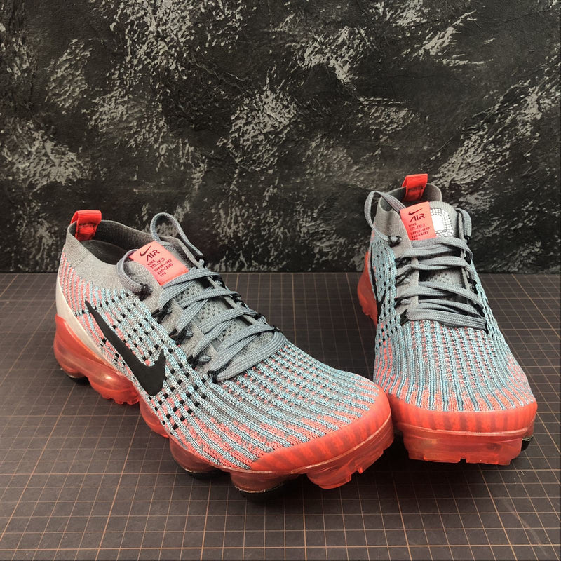 Nike Air Vapormax Flyknit 3 - Flash Crimson / Black - Cool Grey