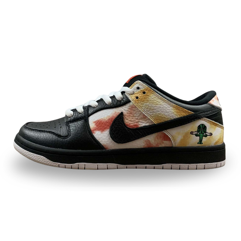 Nike Dunk Low - SB PRO QS - Black / Black - Orange Flash