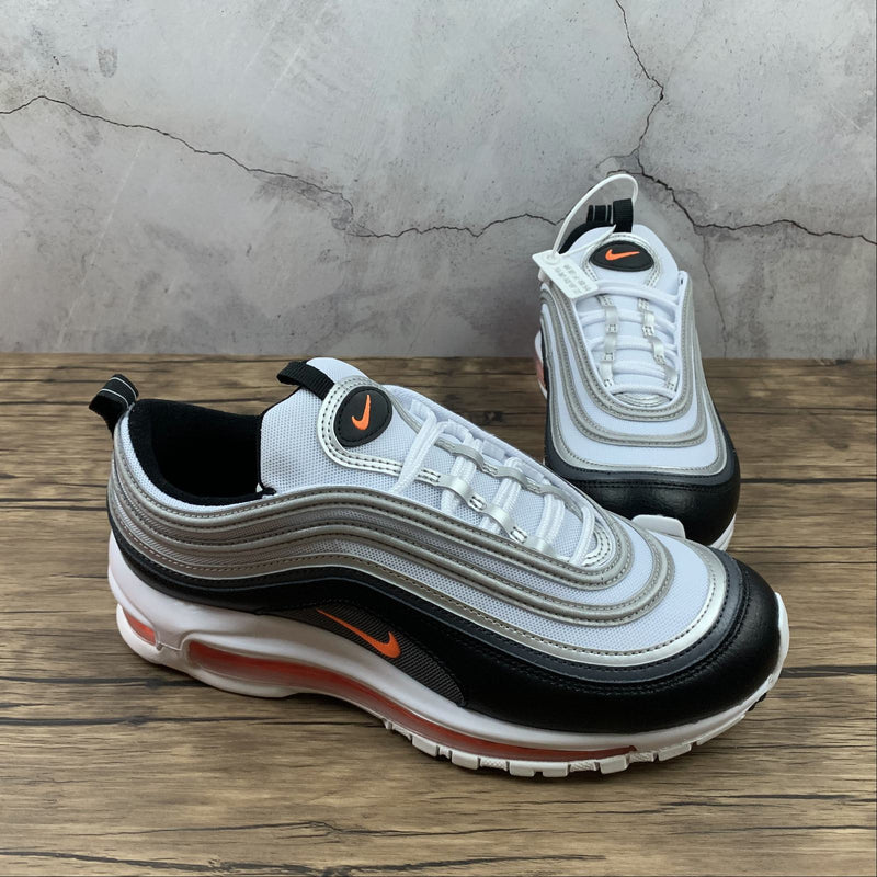 Nike Air Max 97 - White / Total Orange - Black