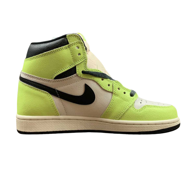 Nike Air Jordan 1 - Retro High OG - Volt / Black - White