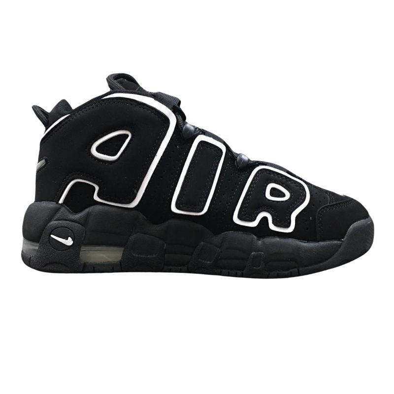 Nike Air More - Uptempo GS - Black / White - Black